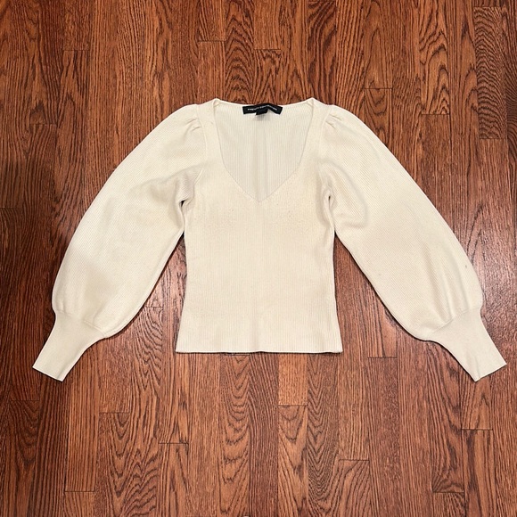 French Connection Cream Sweater - Picture 1 of 1